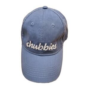 Chubbies Hat Cap Snap Back Blue Floral Baseball Adjustable Mens